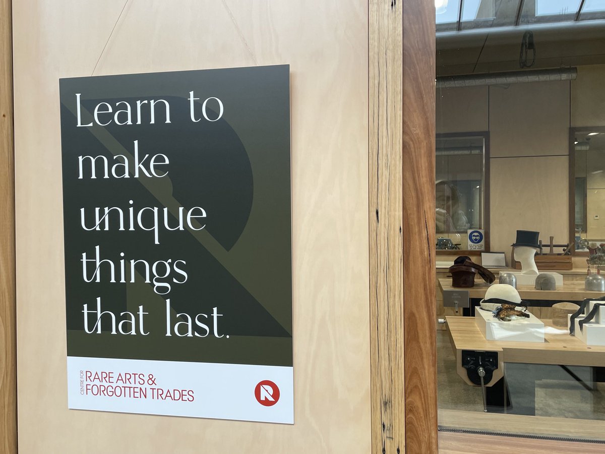 SusanLuckman's tweet image. Fabulous to get the chance to see the fabulous facilities and makers at the Centre for Rare Arts & Forgotten Trades, Ballarat