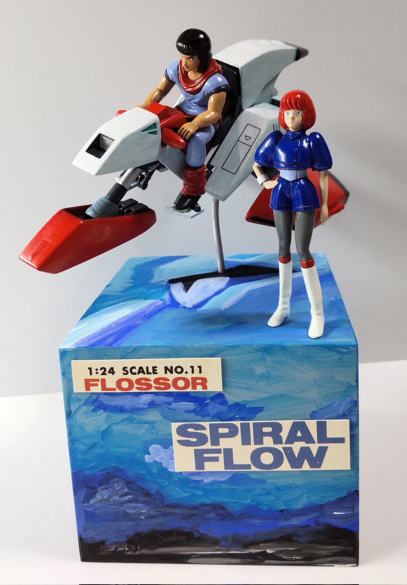 mGxFeaTPXjkbW7E's tweet image. #春のエルガイム祭り完成　　
#重戦機エルガイム　#スパイラルフロー　
3作品目、レッシィとオマケ達出来ました！🤣　
私の腕では、これが精一杯💦塗装前が可愛かったよね？とか言わないでねw　一応BOXアートオマージュです。楽しかった〜🤤　
ネームはToMoSさんの作品を参考にさせていただきました😊
