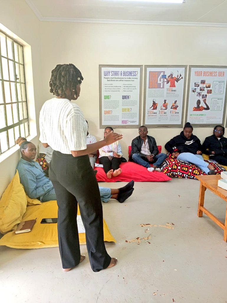 ProStrategyAfri's tweet photo. Our lead Soft Skills trainer spent the afternoon with young minds from @LapidLeaders in an engaging session on Design Thinking . The participants took off their shoes 👣 (literally) and dove into some serious fun learning!
#SoftSkillsandCommunication
#Prostrategyafrica https://t.co/9AyoUeVsuo