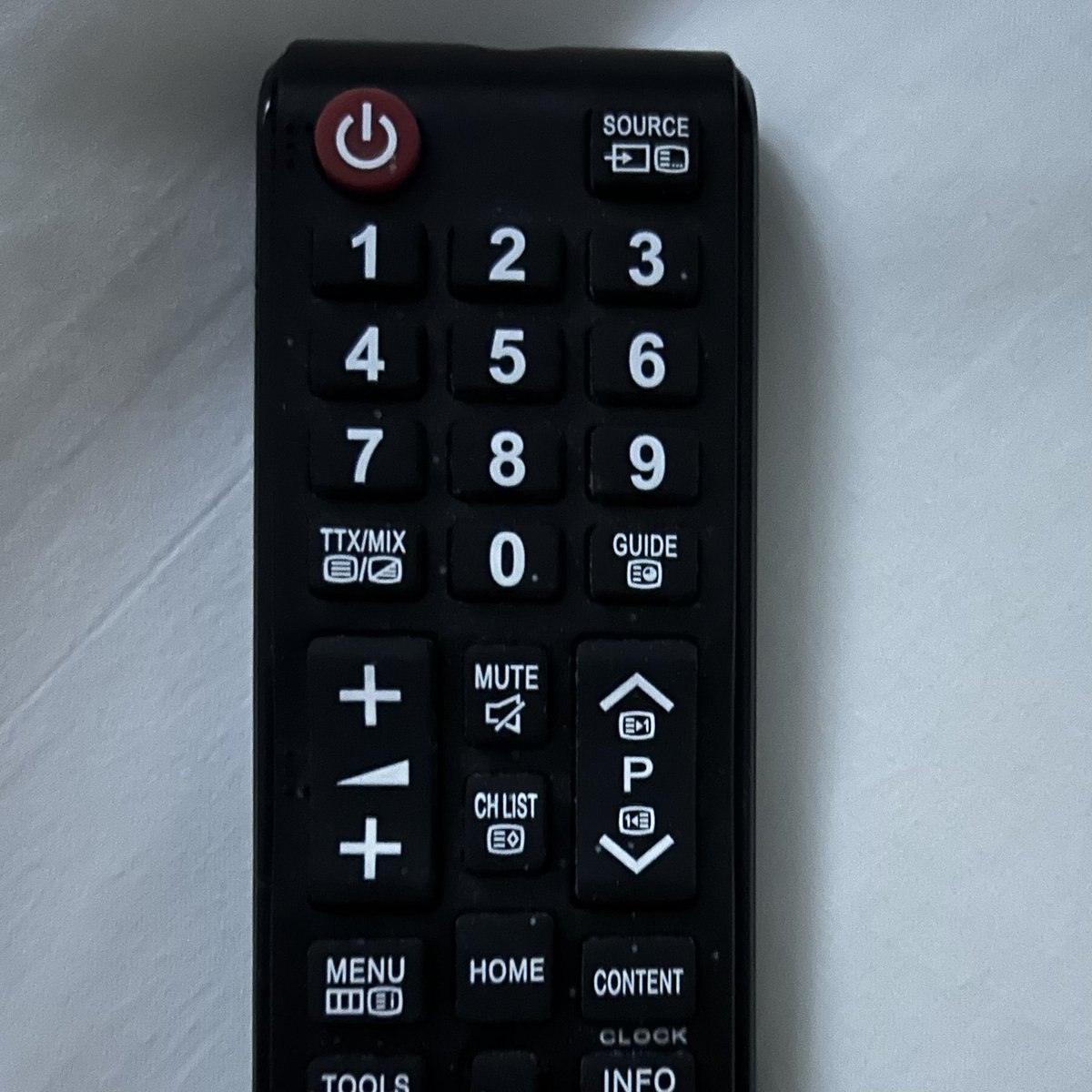 My day has been ruined by the “volume down” button on this remote control.
