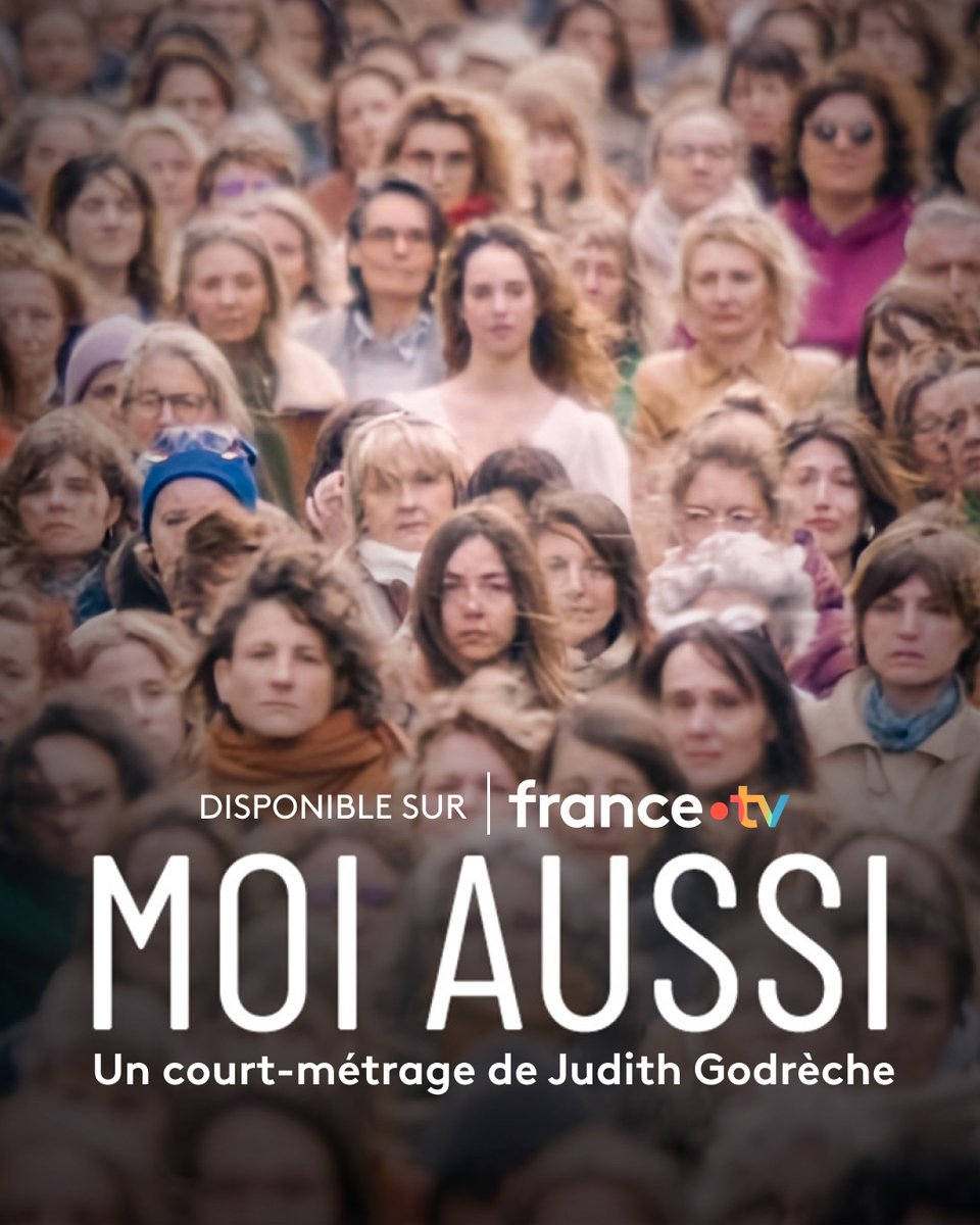 Derrière chacun de ces visages, il y a une histoire. Qui pourra l’entendre ? 'Moi aussi', le court-métrage poignant de Judith Godrèche en écho à #MeToo, est disponible en accès libre sur notre plateforme. 👉 bit.ly/MoiAussi_FTV