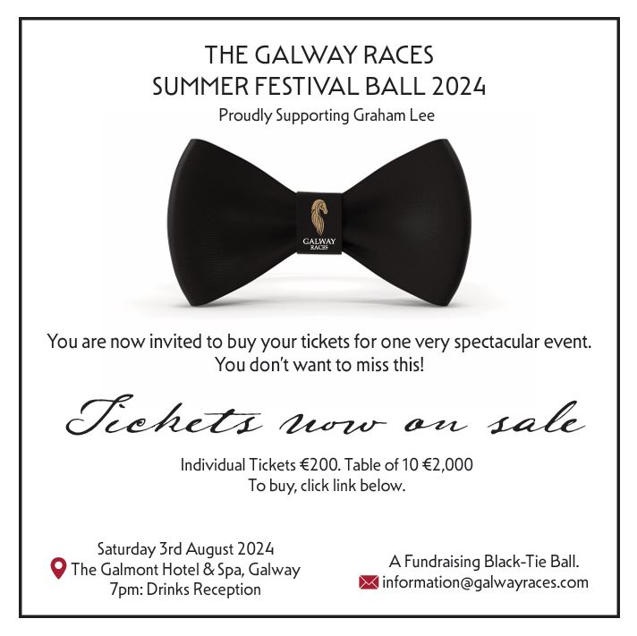 🔥HUGE DEMAND! Don't Miss Out. Limited Availability #GalwayRaces #GrahamLee #Fundraiser #CommunitySupport 👉Book Now: galwayraces.com/galwayracesbal…