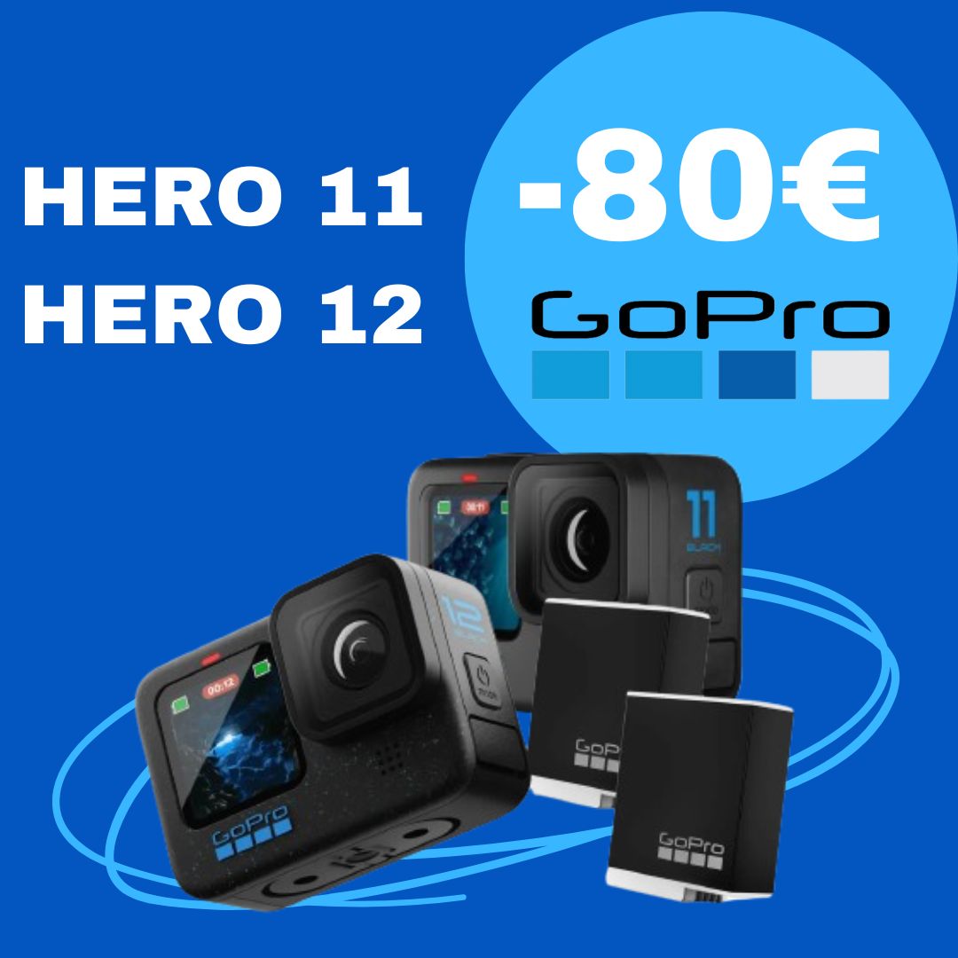 PBS_Video's tweet photo. 🌟Profitez d'une remise de 80€ sur les Gopro Hero11 &amp; Hero12 🌟

🎥 Transformez votre expérience avec des outils de qualité ! Pour toute commande validée et facturée avant le 23/06/24

Offre sur https://t.co/uEJXLn4bA8  🚀

 #Gopro #Promotion #hero11 #hero12 https://t.co/PHb7OEWP04