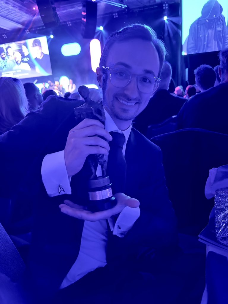 Max McGuire (@maxjmcguire) on Twitter photo We won! 🏆So proud of <a href="/ComposerBarton/">Stephen Barton</a> and <a href="/GordyHaab/">Gordy Haab</a> and the entire music team! <a href="/IvorsAcademy/">The Ivors Academy</a> We won! 🏆So proud of <a href="/ComposerBarton/">Stephen Barton</a> and <a href="/GordyHaab/">Gordy Haab</a> and the entire music team! <a href="/IvorsAcademy/">The Ivors Academy</a>