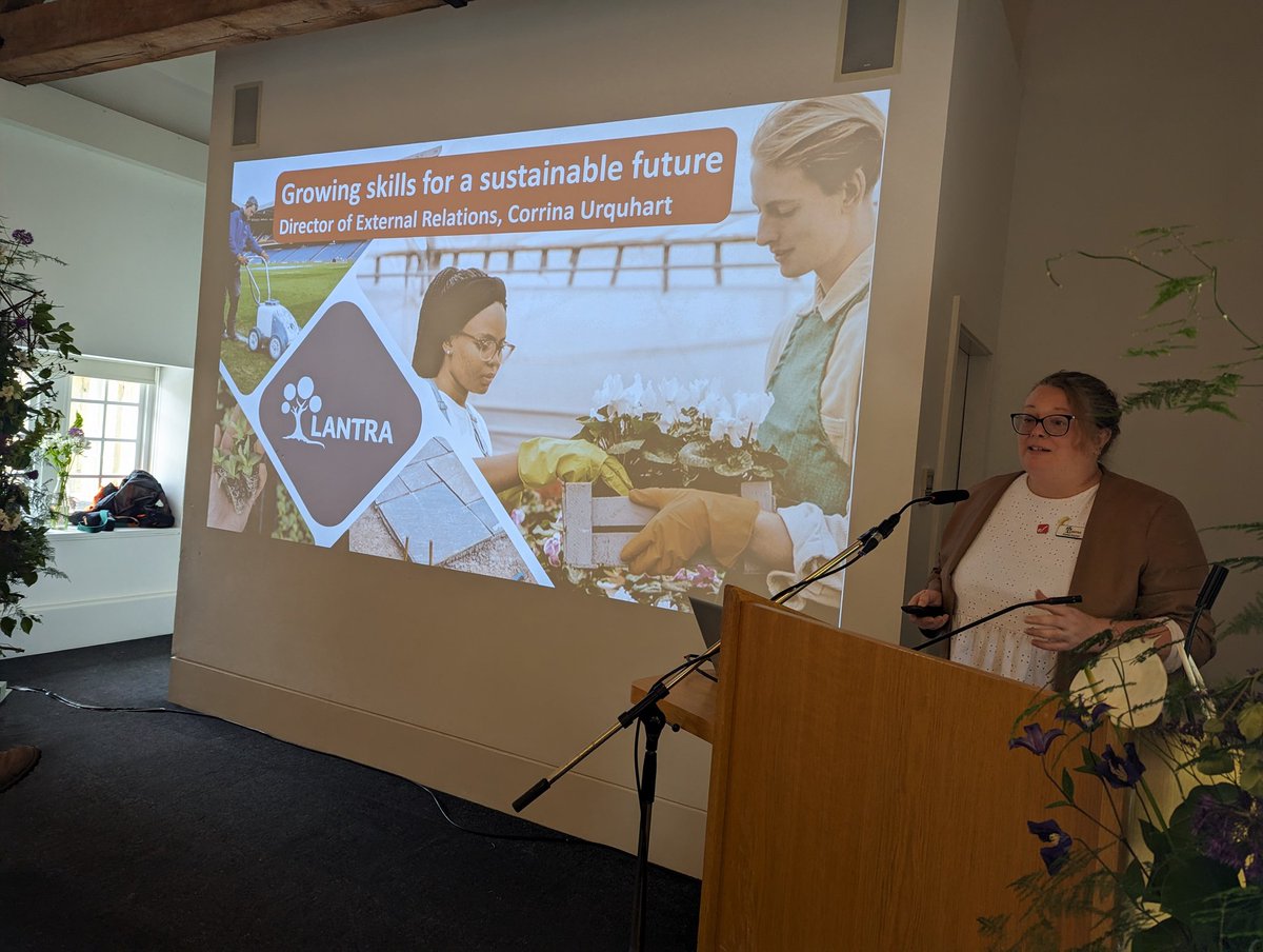 Grow Careers Day North is Live! Corrina Urquhart Director of External Relations at @LantraUK talking about the value of Green Skills in meeting global challenges #GrowCareers