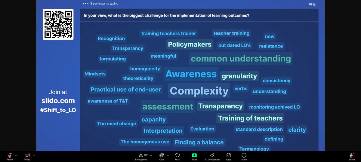 What are the biggest challenges in the implementation of #VETLearningoutcomes ? Join the convo & type your answer in the comments 👇