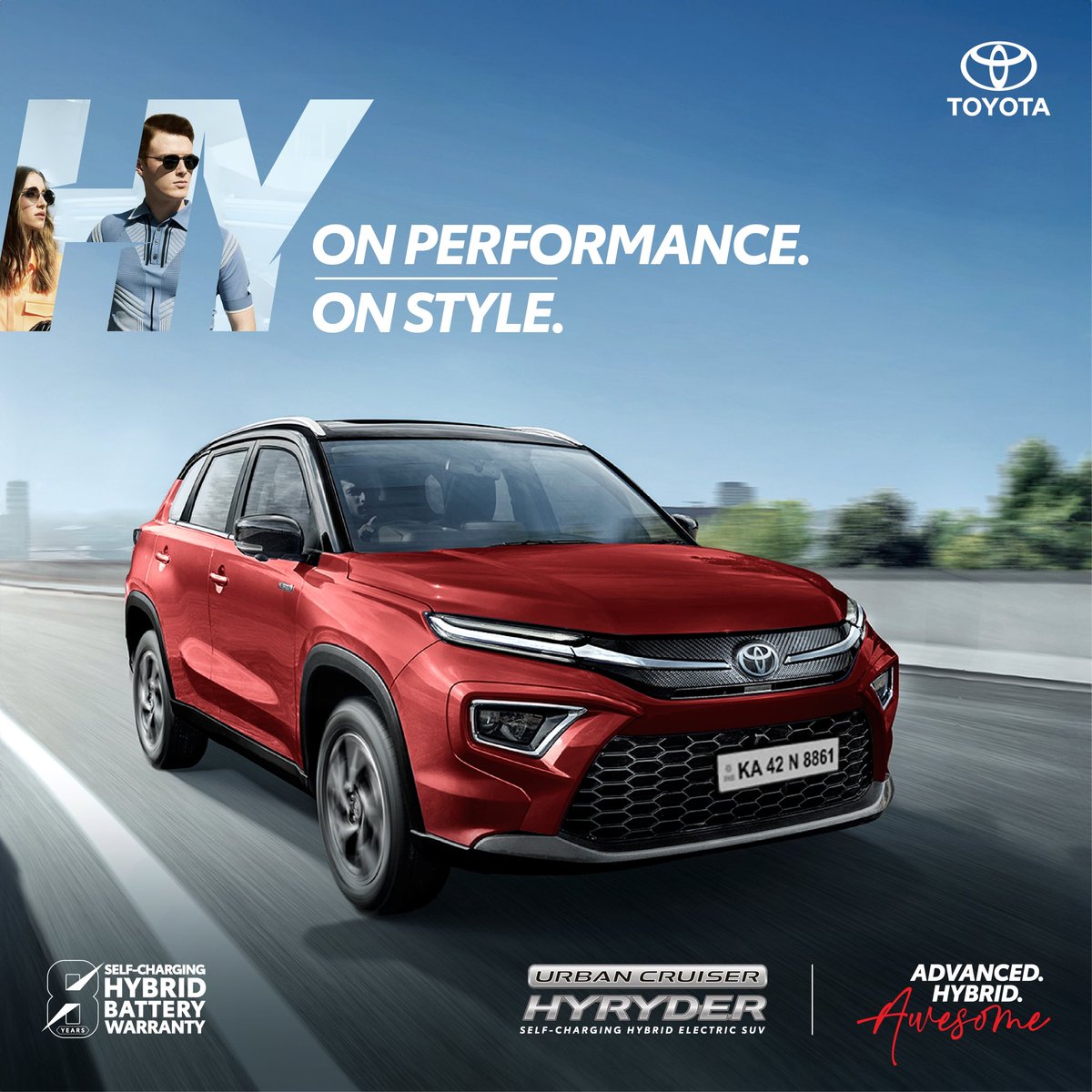 With its powerful 1.5L engine options and eco-friendly hybrid motor, every journey is a perfect blend of power and efficiency.

For more info, visit: toyotabharat.com/showroom/urban…
 
#ToyotaIndia #ItsHYTime #UrbanCruiserHyryder