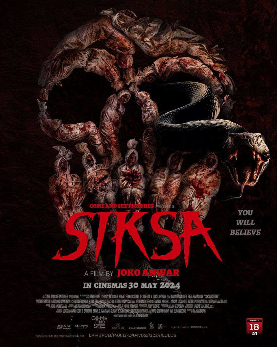 Yang PALING dinanti-nantikan, SIKSA arahan pengarah Pengabdi Setan, Joko Anwar akan tiba di pawagam, 30 Mei ini!   #GSCMovies #Siksa #SiksaKubur