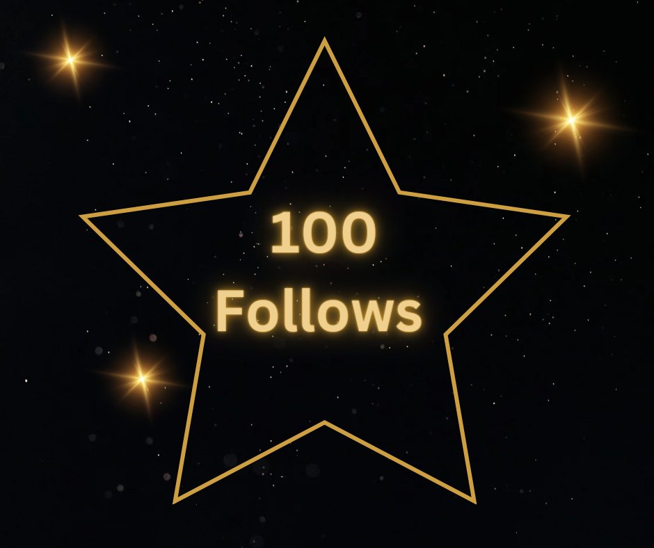 I have managed to get over 100 followers now. Thank you, everyone, for following me. It means a lot, and I appreciate each follow and interaction. If we work together, support, and build each other up, we can all achieve amazing things. #writers #writingcommunity #authors