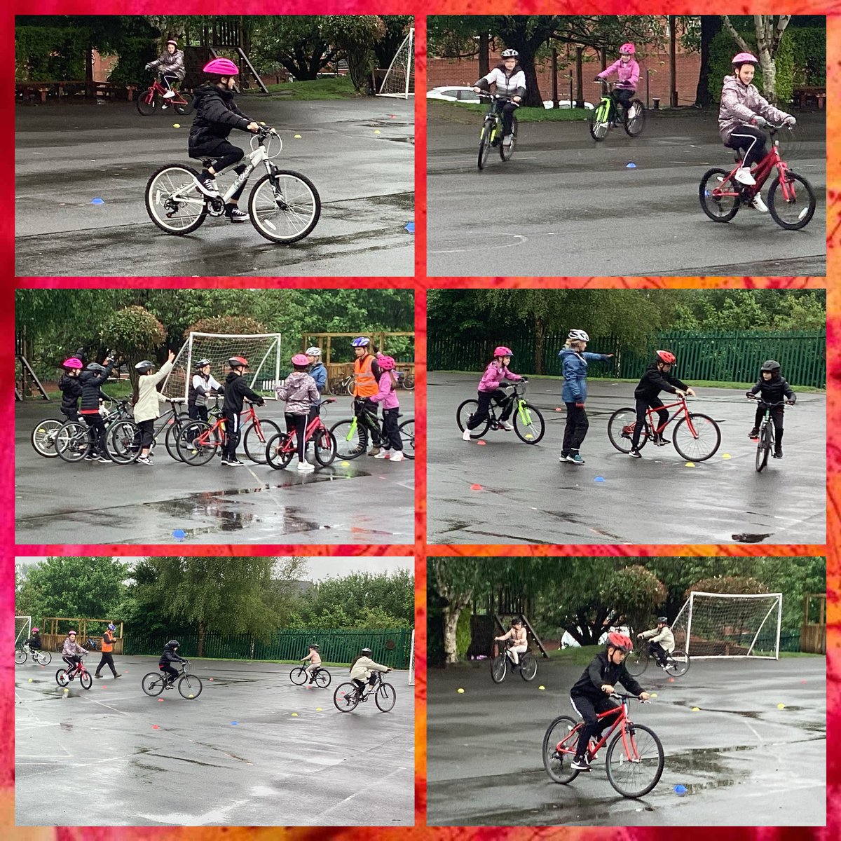 Year 6 have completed their level 1 and level 2 qualification in Bikeability, this week. Even through the rain and colder temperatures, they persevered cycling along the main roads and alongside the traffic. 🚲🚲🚲

@BikeabilityUK