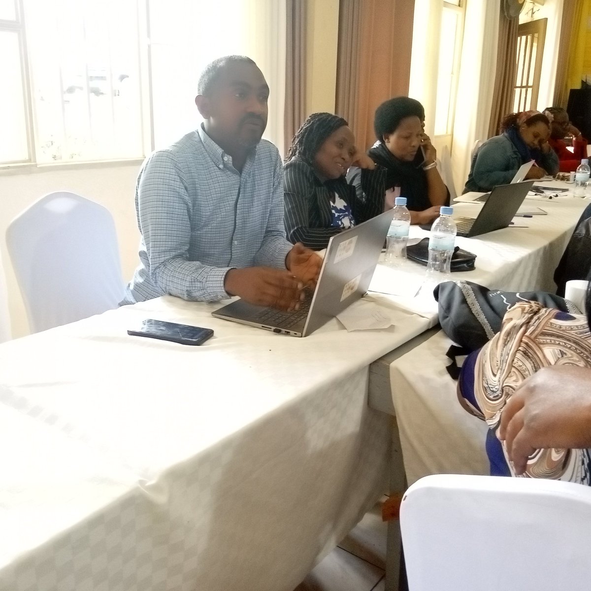 After presentation from groups, participants are sharing insights on challenges faced while investigating medical malpractice cases and the way forward