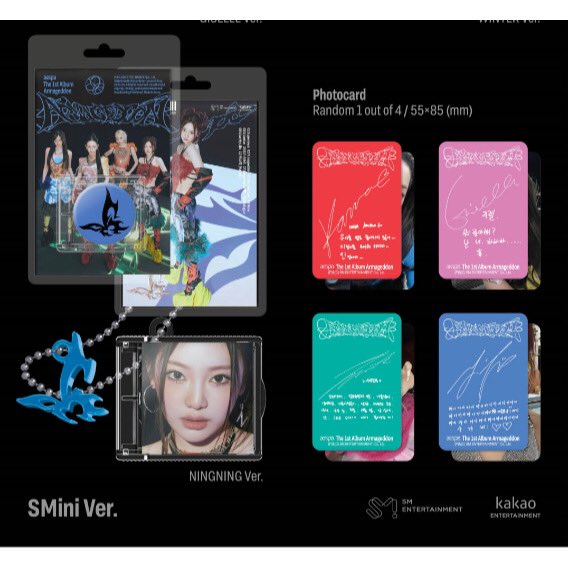 wts lfb ph

aespa Armageddon smini ver.

- 615 ea + pf
- can choose mem
- must take all to push
- sfeta from 🍊 app

rep/dm to claim !