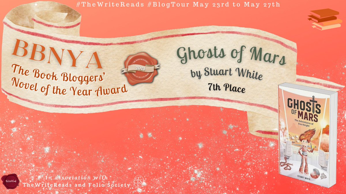 goodreads.com/review/show/65… ⭐⭐⭐⭐ Read my review of Ghosts of Mars by @StuartWhiteWM ! @The_WriteReads @BBNYA_Official #middlegradefiction #scifibooks