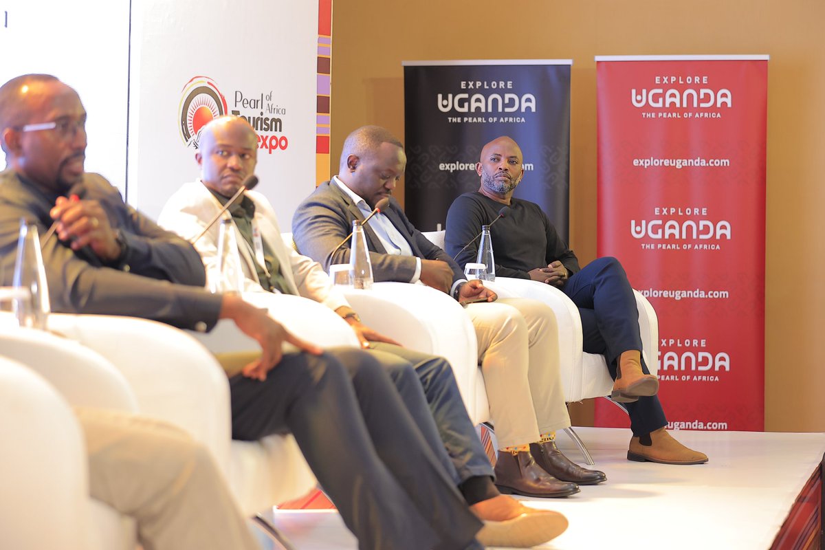 The Vice Chancellor of Victoria University @ReachDrMuganga joins a panel of discussants at #POATE2024 this morning in Munyonyo to explore the transformative impact of AI on the tourism industry. 📸 @saadShots