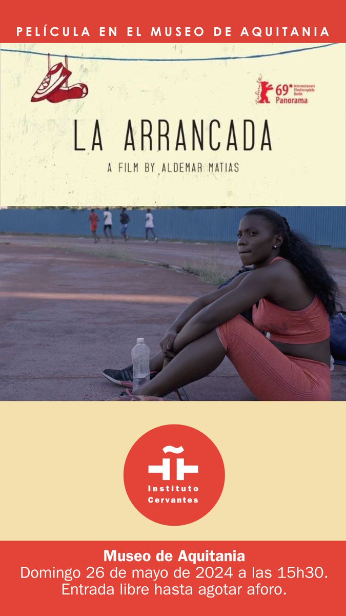 Instituto Cervantes Burdeos (@icbordeaux) on Twitter photo Nous vous attendons ce dimanche à 15h30 au Musée d'Aquitaine pour suivre l'histoire de Jennifer, une athlète cubaine, avec ses doutes et ses problèmes. Dernier documentaire de notre cycle «Transatlantides»
<a href="/MuseeAquitaine/">MuseeAquitaine</a> #eunicbordeaux <a href="/FCAT_CineAfrica/">Festival de Cine Africano Tarifa-Tánger (FCAT)</a> Nous vous attendons ce dimanche à 15h30 au Musée d'Aquitaine pour suivre l'histoire de Jennifer, une athlète cubaine, avec ses doutes et ses problèmes. Dernier documentaire de notre cycle «Transatlantides»
<a href="/MuseeAquitaine/">MuseeAquitaine</a> #eunicbordeaux <a href="/FCAT_CineAfrica/">Festival de Cine Africano Tarifa-Tánger (FCAT)</a>