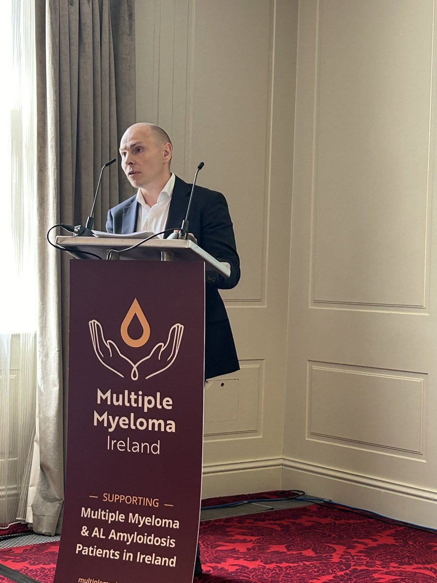 Dr Vitaliy Mykytiv from @CUH_Cork giving us a very interesting overview of #MultipleMyeloma