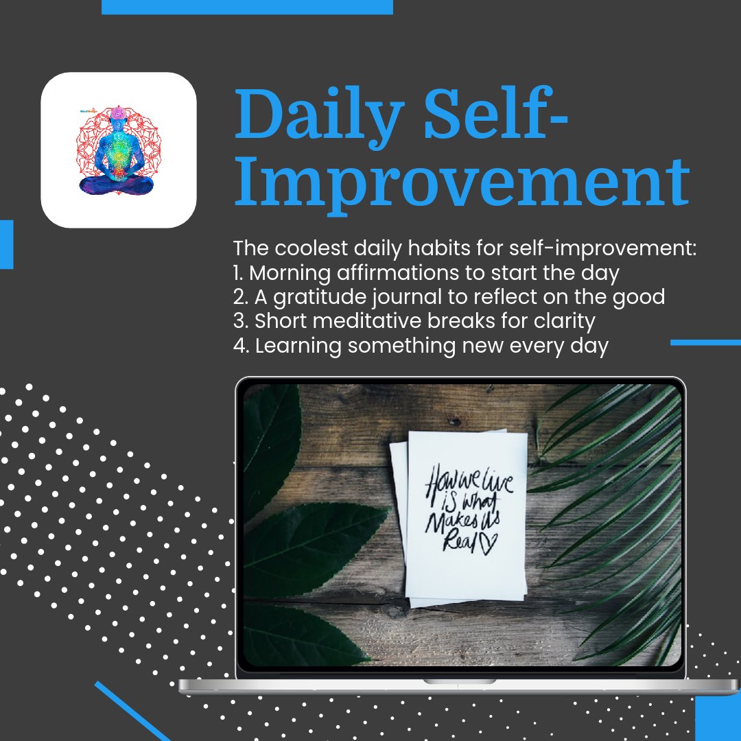 What else would you add? 🤔📝 Incorporate these habits to foster growth and motivation. 🌱 Share your thoughts and let's support each other in our self-improvement journey! #SelfImprovement #DailyHabits #Motivation