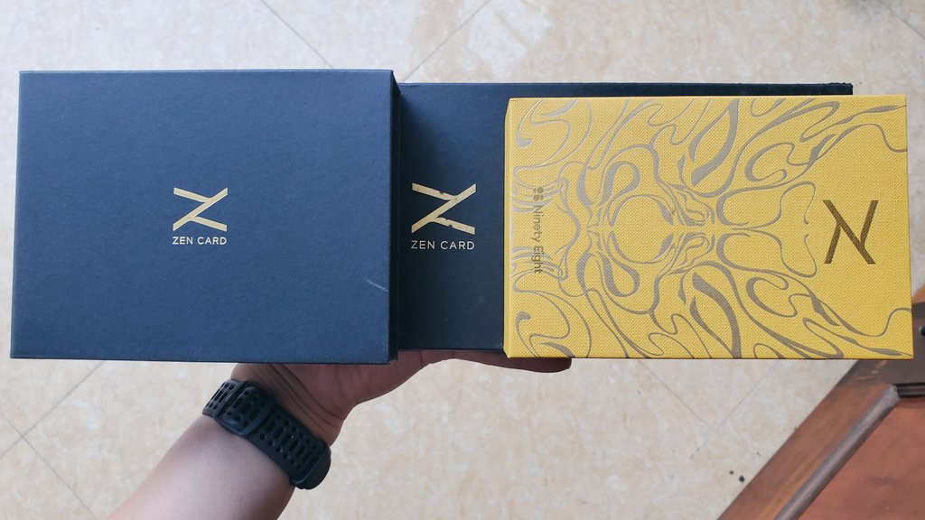 MinkLam92's tweet photo. Chờ cả tháng mới nhận được

Đẹp ngất ngây

Chờ ship thêm em GMVN nữa là đủ bộ sưu tập @ZenCardio

Mình đoán sưu tập đủ các bộ zencard sẽ được nước mưa ngập cả mồm 😊
#elenment5
#element2
#YOL
#GMVN https://t.co/qg7PlheVGr