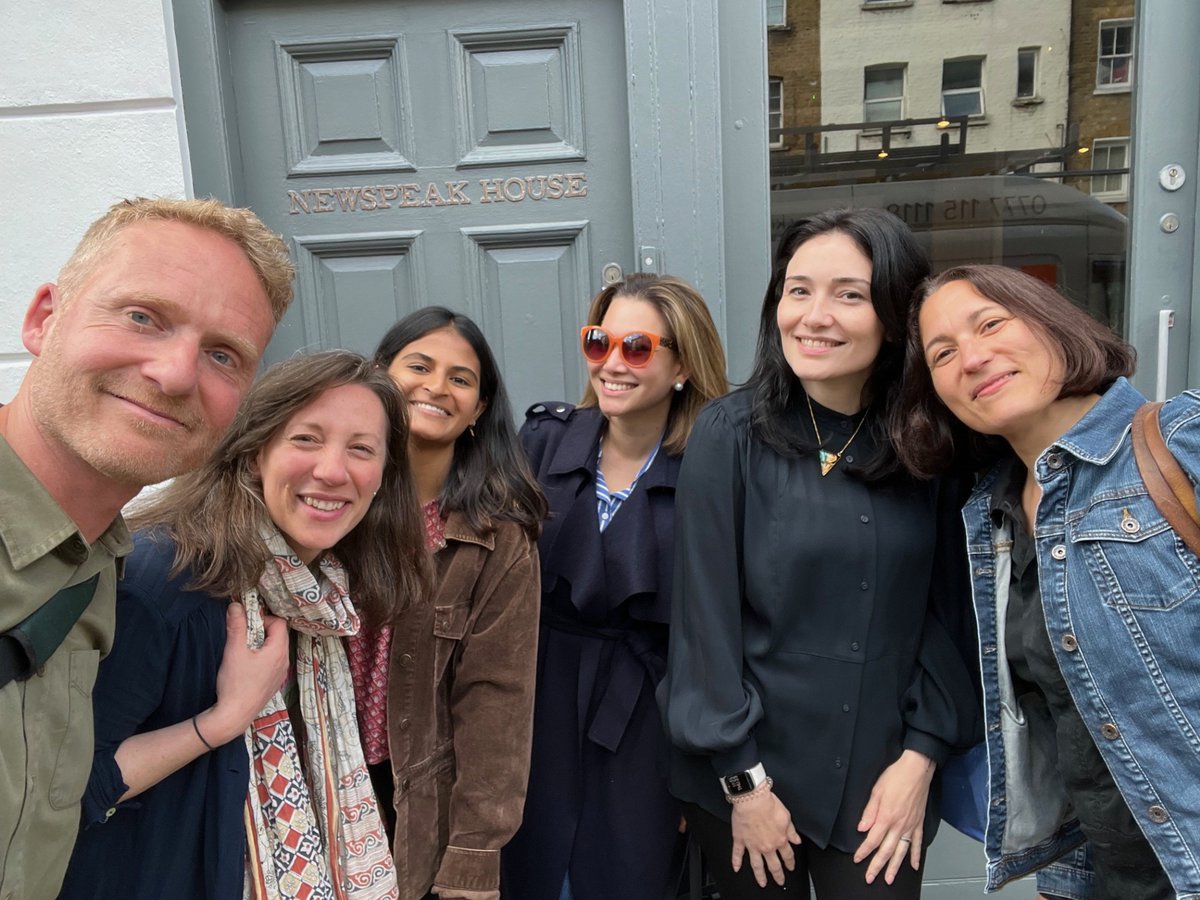 The Global Citizens' Assembly Network #GloCAN x @iswe_org spent the day at the historic (and certainly not dystopian) Newspeak House @nwspk to reflect on what it means to ground global citizens' assemblies in hyper-local realities.