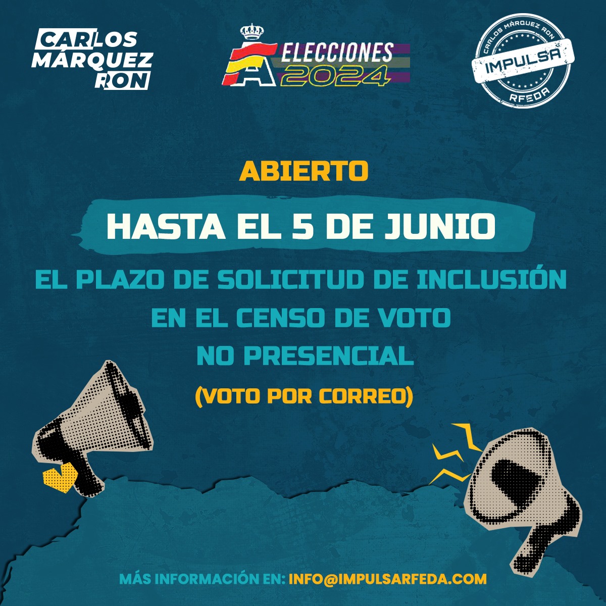 impulsarfeda's tweet photo. ¡¡¡MUY IMPORTANTE!!! Las votaciones de la Asamblea General de la @RFEdeA se celebrarán el miércoles 24 de julio y únicamente se podrá votar presencialmente en Madrid, en la sede de la federación, por lo que lo más aconsejable es solicitar el voto por correo. https://t.co/DQv5a17rPH