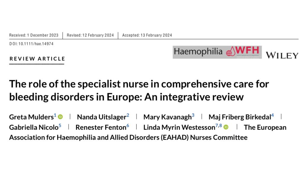 Haemophilia Journal tweet media