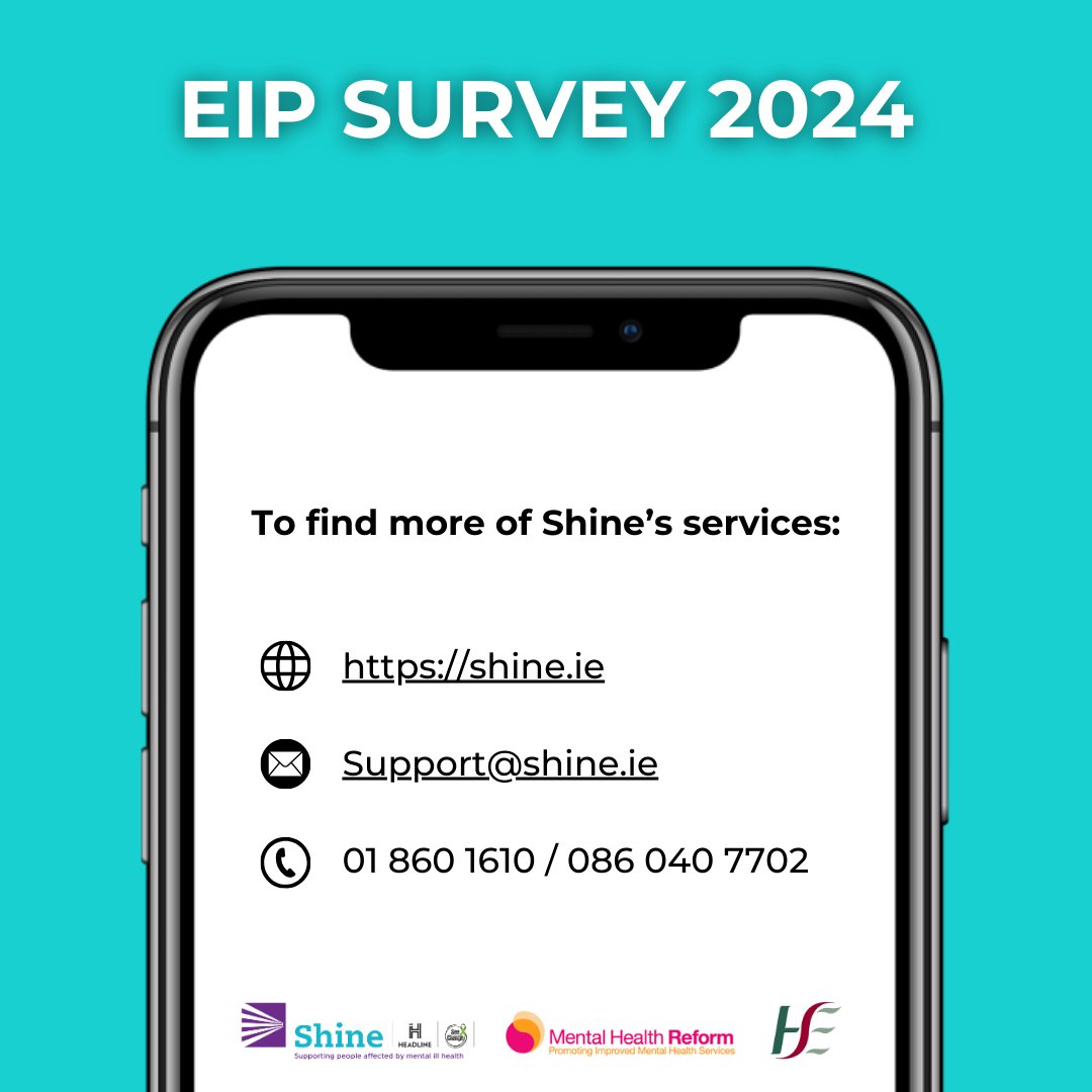 Today marks the launch of our third survey in partnership with @MHReform and the HSE National Clinical Programme for Early Intervention in Psychosis (EIP). For more information, visit: ow.ly/mXZY50RSzWy #HaveYourSay #MentalHealthMatters #Psychosis