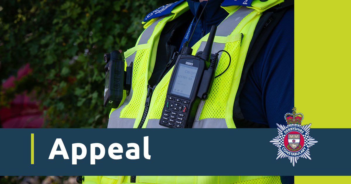 #APPEAL | Man suffers stab wounds during Derby robbery | Reference 24*303876 We were called to reports of a robbery in Derby at around 10pm on Thursday 23 May: orlo.uk/O35D3