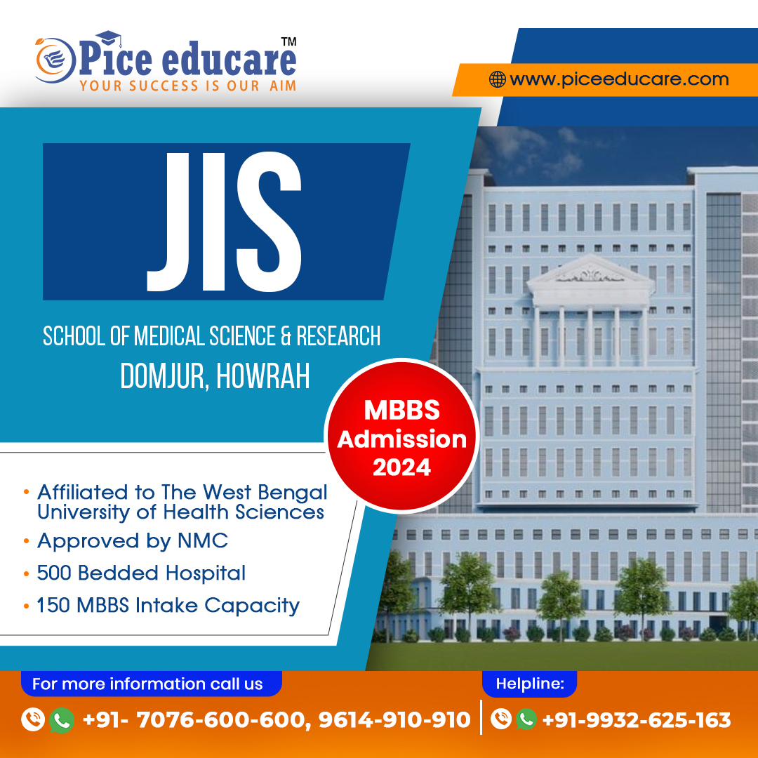 JIS School of Medical Science & Research One of the most prestigious and top Medical Colleges in India 📷 Seat booking open for the new session 📷 Contact: +91-9614910910 / 9932625163 #jimsh #jagannathguptamedicalcollege #mbbsadmission #mbbsadmission2024