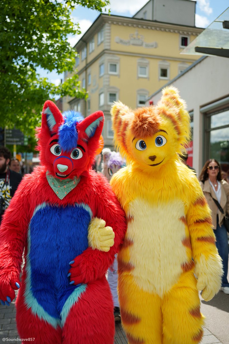 Komm ich begleite dich ins Wochenende ^-^ #FursuitFriday 🦊 @ProeliumTheFox 📷 @Soundwave857 👔 @whitewingsuits