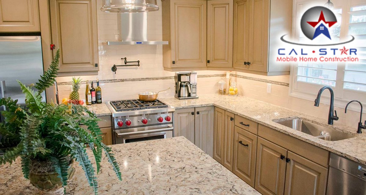 Maximize comfort and functionality in your mobile home kitchen with Kitchen Remodeling from Cal Star Mobile Home Construction. Upgrade to modern amenities and enjoy cooking in style! #KitchenUpgrade #MobileHomeMakeover #CalStarConstruction 🏠✨