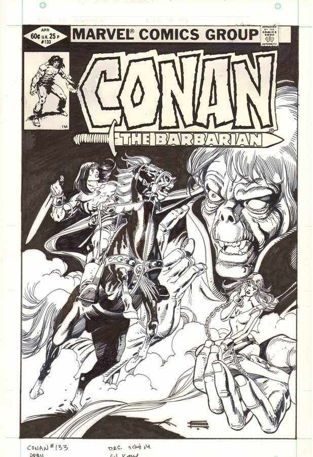 Another great Conan cover by Gil Kane, pencils and inks by the man! The guy could draw anything, look at that horse! #gilkane #dccomics #marvelcomics #comics #comicbookart #comicbooks #illustration #superheroes