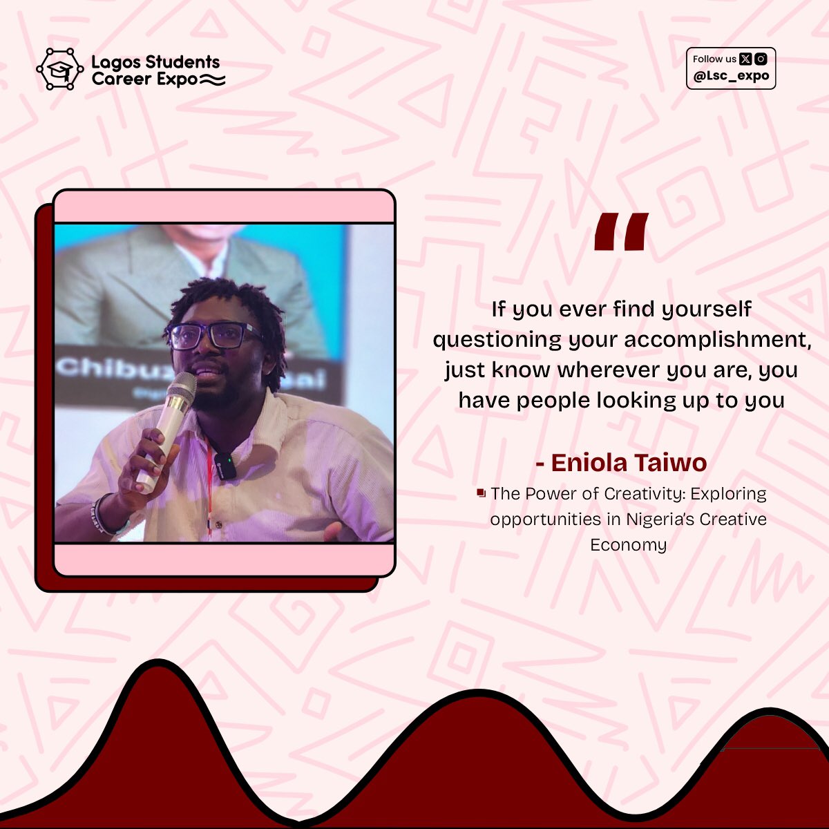 Lsc_expo's tweet image. A panelist session with nuggets? That’s a no!😌

Here are nuggets from the second panel session.🚀

#LSCE1.0 #lagosstudentcareerexpo #LSCE #Lagosstudents