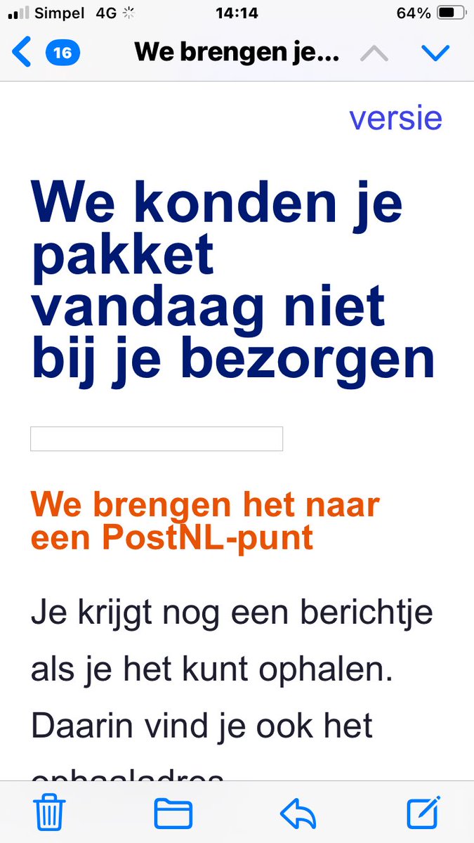 Heb je de deuren van je bedrijf gewoon open. De sukkels van <a href="/PostNL/">PostNL</a>
