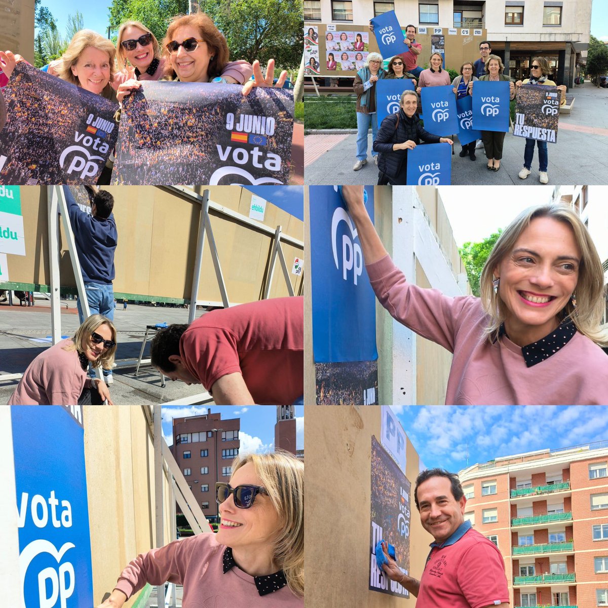 Y a pegar carteles una campaña más con mis compañeros de <a href="/PPdeGetxo/">PPGetxo</a> 🇪🇺🇪🇺

Una campaña que no es una campaña cualquiera, es la campaña en la que todos le dejaremos las cosas claras a #Sanchez

Es la Campaña de #TuRespuesta 
#9j vota <a href="/ppopular/">Partido Popular</a>