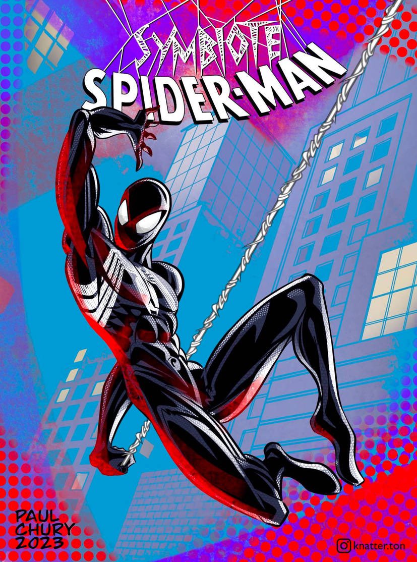 Symbiote Spider-Man 
Artwork by Paul Chury
#SpiderMan #ComicArt