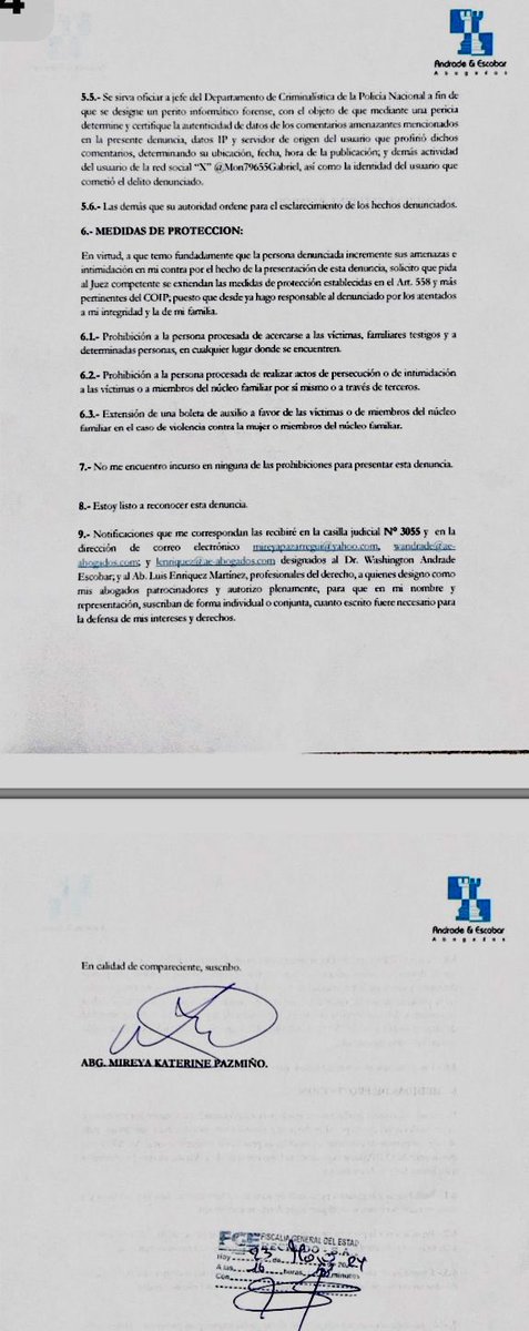 Mireya Pazmiño (@mireyapazminoa) on Twitter photo HE DENUNCIADO las graves amenazas contra mi vida en la <a href="/FiscaliaEcuador/">Fiscalía Ecuador</a> y la intimidación de que estoy siendo objeto por parte de quienes se esconden en troles, por mis denuncias y posición frontal en contra de Amazonas Tanker y juicio político a Guillermo Lasso #peculadoFLOPEC🔍 HE DENUNCIADO las graves amenazas contra mi vida en la <a href="/FiscaliaEcuador/">Fiscalía Ecuador</a> y la intimidación de que estoy siendo objeto por parte de quienes se esconden en troles, por mis denuncias y posición frontal en contra de Amazonas Tanker y juicio político a Guillermo Lasso #peculadoFLOPEC🔍