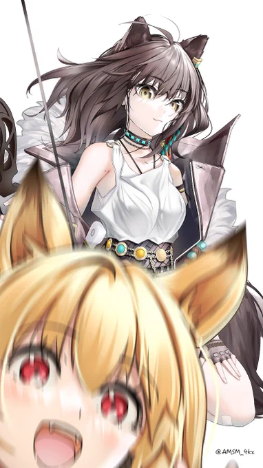 ルナカブとケオベ / アークナイツ #ArknightsFanArt 