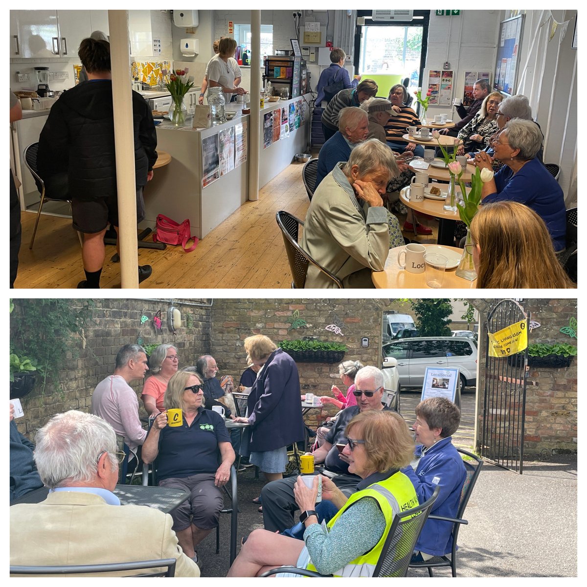 Just a brilliant morning, inside & out ⁦@southernmalting⁩. Great partnering with ⁦@HertsHealthWalk⁩. Real buzz of connection, friendship & mutual support. ⁦@WareTownCouncil⁩ ⁦@HertsCommunityF⁩ ⁦@Camerados_org⁩ ⁦@CommCats⁩