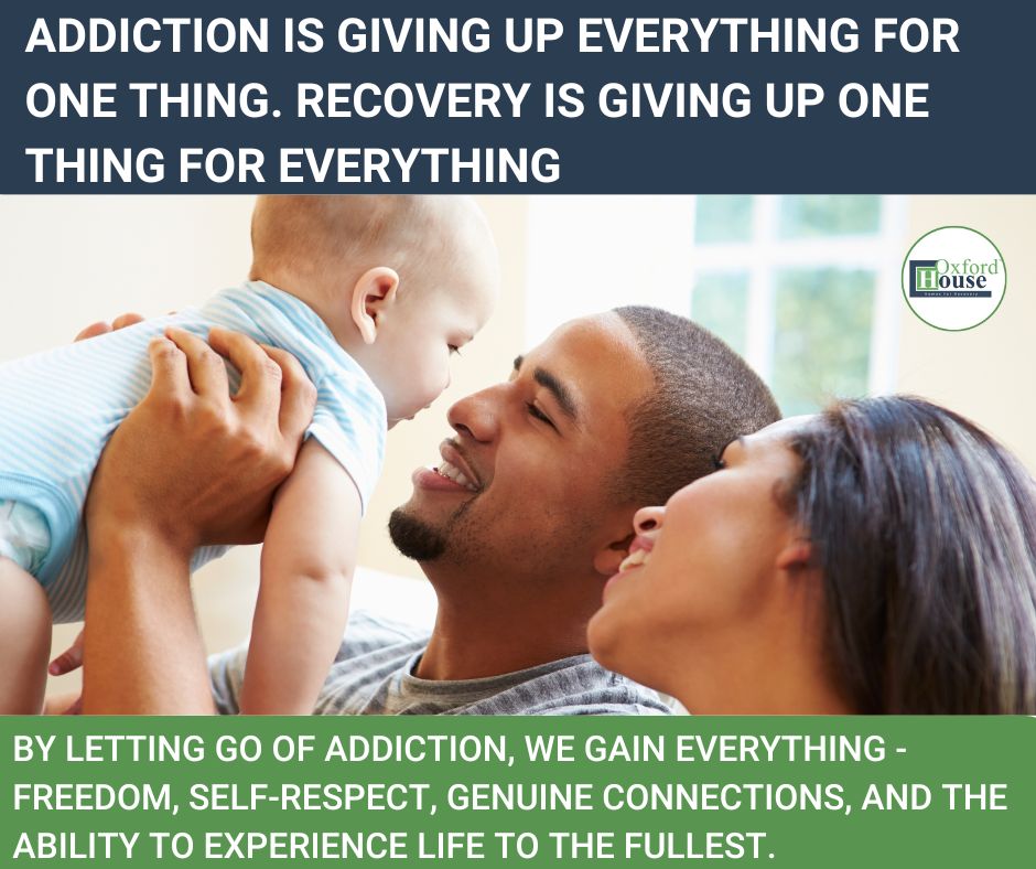 Addiction: Giving up everything for one thing. Recovery: Giving up one thing for everything. 🌟 #OvercomingChallenges #RecoveryJourney