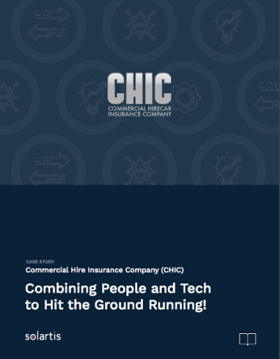 The Challenge:
CHIC, a start-up insurance company, needed to launch a commercial auto program.

The Solution:
Solartis Administer and Solartis Insure Policy Administration Platform. 

The Result 
Solartis empowered CHIC to generate immediate revenue.
hubs.li/Q02tR6V90