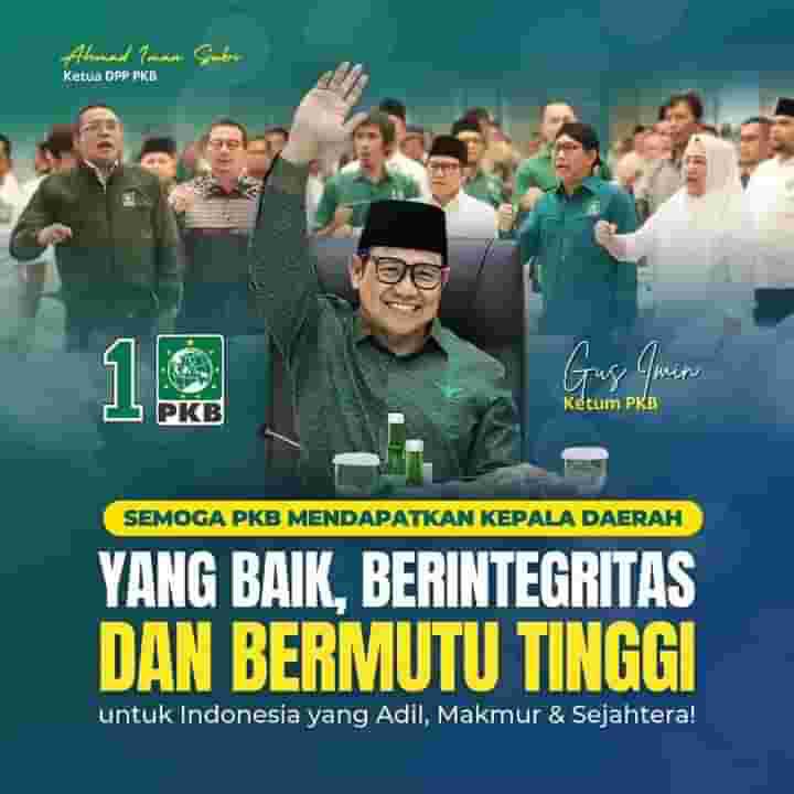 Semoga PKB mendapatkan Kepala Daerah yg baik, berintegritas dan bermutu tinggi, untuk Indonesia yg adil, makmur, dan sejahtera..

<a href="/DPP_PKB/">DPP PKB</a> <a href="/cakimiNOW/">A Muhaimin Iskandar</a> <a href="/EmHasanuddin/">M Hasanuddin Wahid</a> <a href="/dpwpkbjabar/">DPW PKB JABAR</a> <a href="/SyaifulHooda/">Syaiful Huda</a> <a href="/jamaludin190680/">Acep Jamaludin</a> <a href="/PKBKuningan/">DPC PKB KUNINGAN</a> <a href="/Kosasih7Ujang/">Ujang Kosasih</a> <a href="/UjangOfficial/">Ujang Kosasih.Official</a> <a href="/KabFraksi/">Fraksi PKB Kuningan</a> <a href="/HaririOfficial/">H Hariri</a>