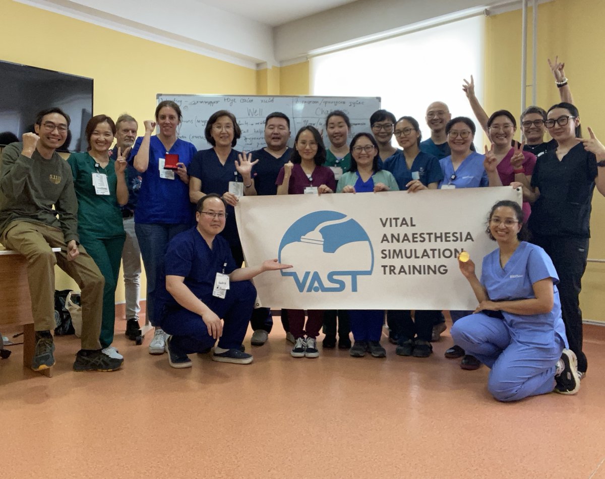 That's a wrap on the first ever #VAST course in #Mongolia! What a successful start to Mongolia's VAST journey! A huge congratulations to our volunteers and our deepest gratitude to the Mongolian National University. @num_edu @ASA_Australia @ANZCA @wfsaorg @scwhynot