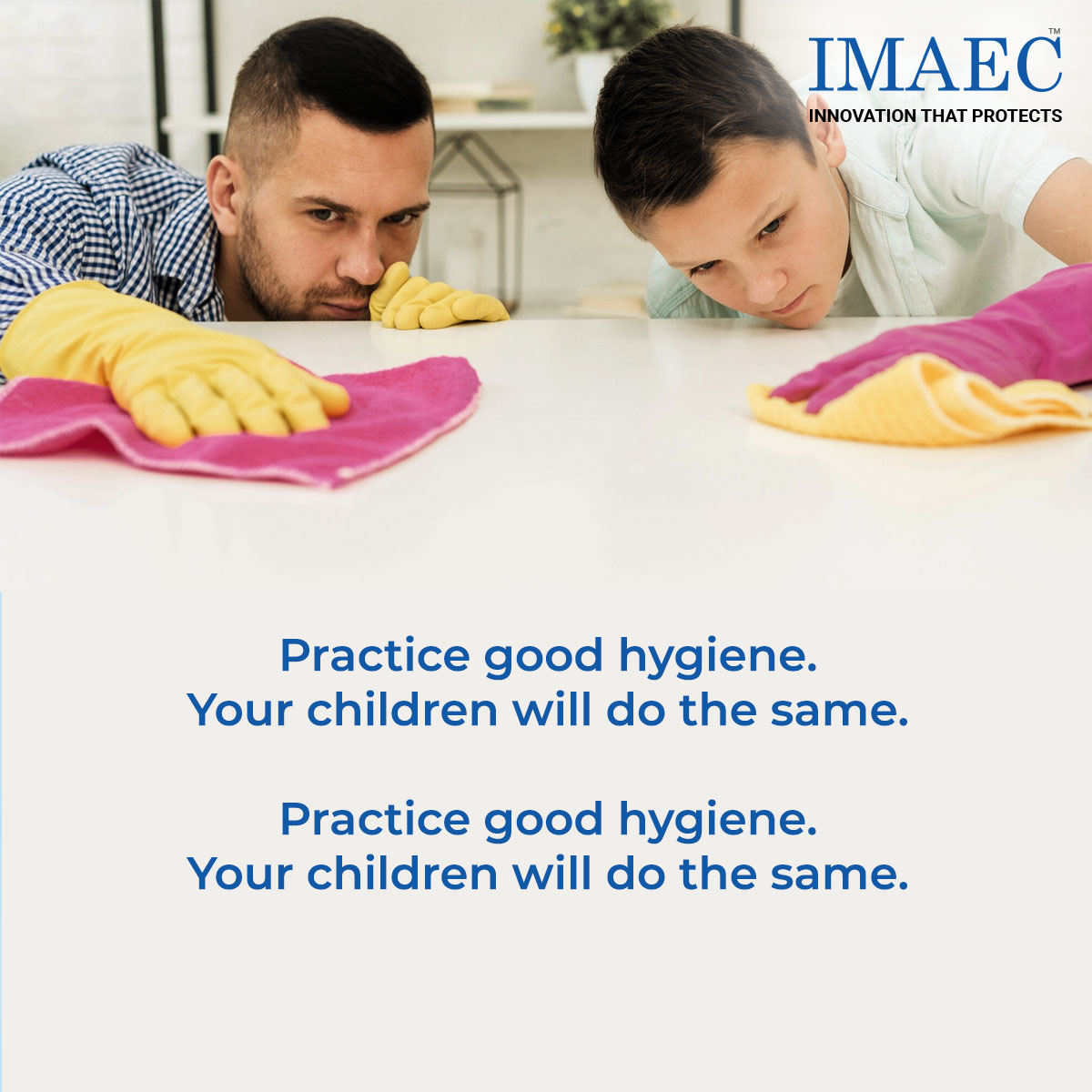 imaecpharma's tweet photo. Children watch, learn &amp; repeat by observing their parents, including habits like cleanliness &amp; hygiene. By practicing good hygiene at home, parents not only protect their own health but also set a powerful example for their children.
#IMAEC #IMAECIndia #IMAECPharma https://t.co/4cGFDcNvCG