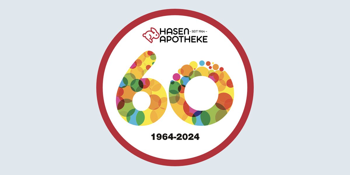HasenApotheke's tweet photo. Am 3. Juni 2024 feiern wir das 60-jährige Bestehen der Hasen Apotheke im Hasenbergl mit einem Gewinnspiel, Cupcakes und vielem mehr. 👉 https://t.co/dLCbcnwT4o
#hasenapotheke #apotheke #münchen #hasenbergl #feldmoching #geburtstag #vorfreude https://t.co/YZYGvZNKXg