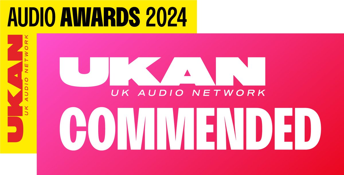 INTRODUCING: UKAN Commended

Every member of the audio industry who was 1) nominated, and 2) eligible, automatically wins!

The title of UKAN Commended celebrates the whole of the audio industry from the centre of it, outwards.

The following people are 'UKAN Commended' for 2024: