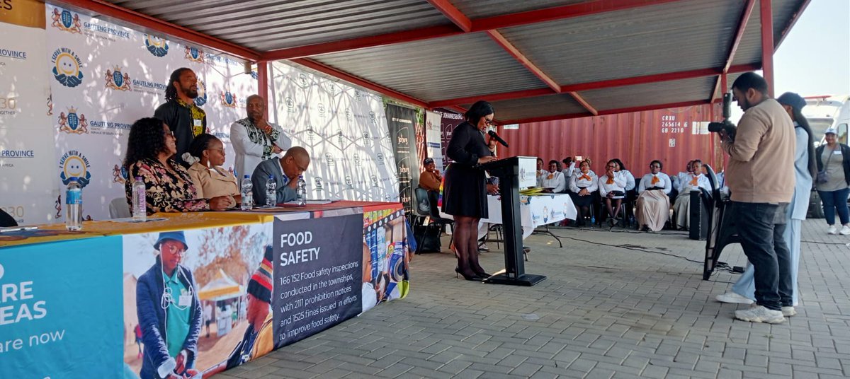 Gauteng Health MEC Nomantu Nkomo-Ralehoko is currently speaking at the opening of the new Clinical Forensic Medicine Services centre in Diepsloot. @firstforwomen #ItTakesAVillage #EndGBV