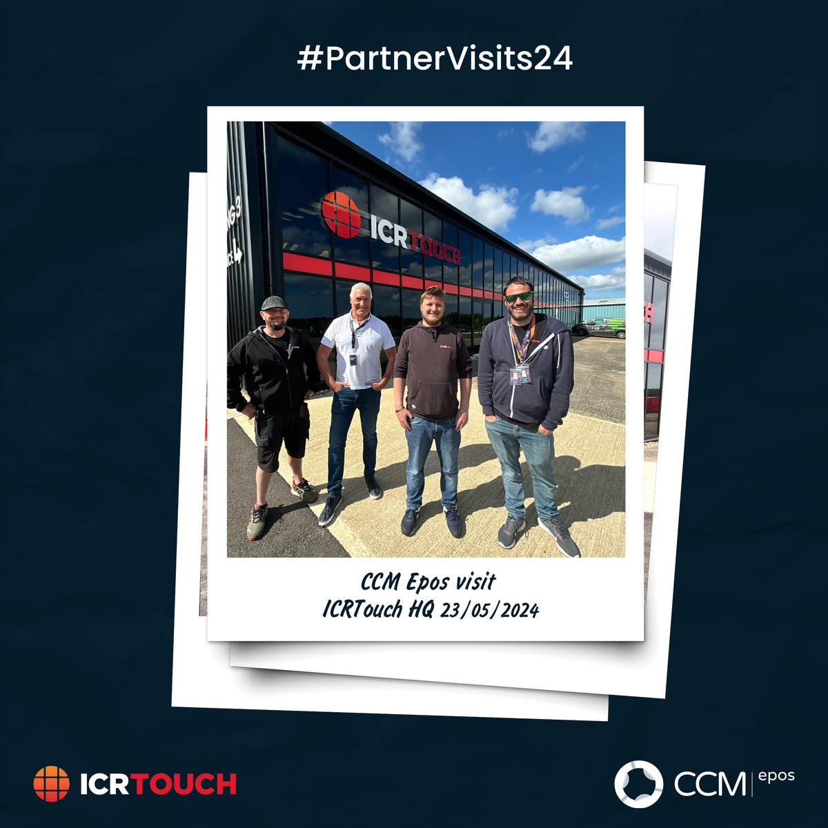 Last week CCM EPoS came to visit the ICRTouch HQ! 😊

Giles travelled down from Bournemouth to catch up with Partner Relations and to meet some of the team 🤝 Looking forward to meeting again soon 👋

#partnervisits24 #weareICRTouch