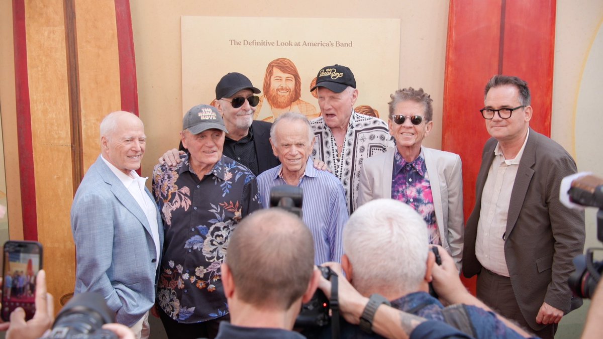 majorfilmevents's tweet photo. "The Beach Boys" World Premiere Red Carpet https://t.co/EZSlIncvLw via @YouTube Release 5/24/24 #TheBeachBoys #DisneyPlus #BrianWilson #MikeLove #AlJardine #DavidMarks #BruceJohnston #BlondieChaplin #CarlWilson #DennisWilson #redcarpet #interviews https://t.co/RHhJe2iUyk