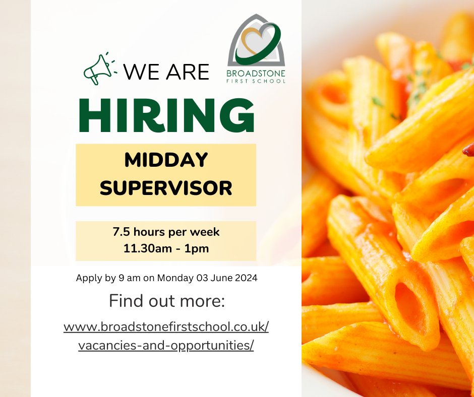 Find out more: broadstonefirstschool.co.uk/vacancies-and-…