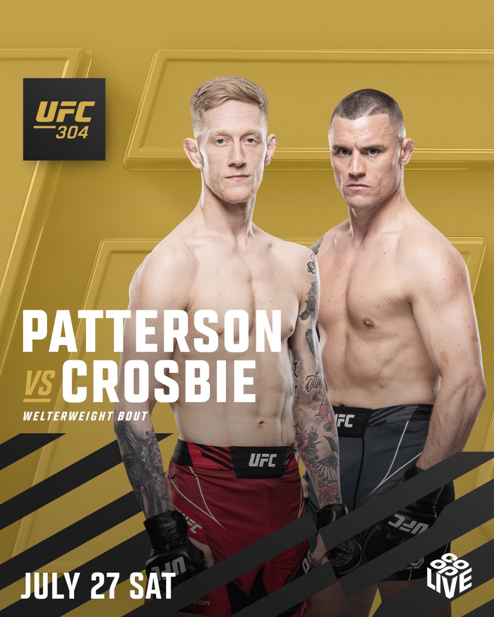 All European match-ups signed for #UFC304! 🇬🇧🇱🇹 Modestas Bukauskas vs Marcin Prachnio 🇵🇱 🇬🇧 Sam Patterson vs Kiefer Crosbie 🇮🇪 Get ticket updates: ufc.com/manchester